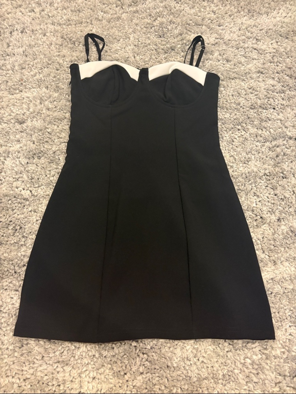 Black & White Mini Dress - Kids (typically around 10-12yr.)